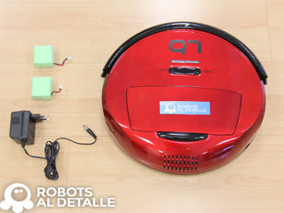 Robot aspirador Q7 accesorios incluidos