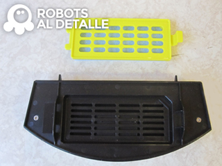 Compartimento filtro robot aspirador Miele Scout RX1