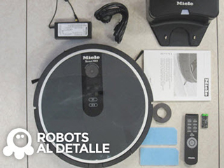 El contenido caja Robot Aspirador Miele Scout RX1