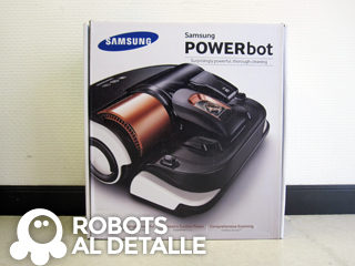 Robot aspirador Samsung Powerbot VR9000 caja