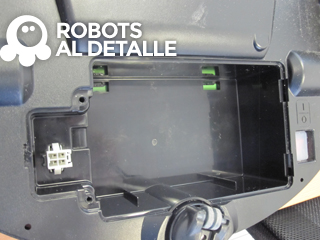 Robot aspirador Samsung Powerbot VR9000 compartimento bateria