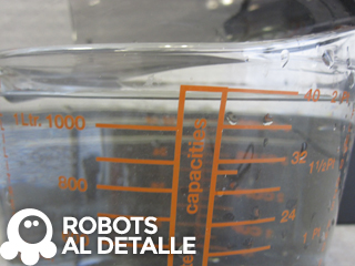 Robot aspirador Samsung Powerbot VR9000 medida deposito