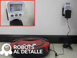 Robot aspirador Vileda prueba de consumo