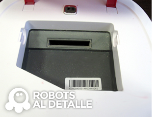 robot aspirador Deebot d35 compartimento deposito