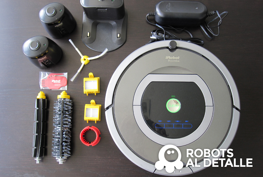 accidente seguro pétalo iRobot Roomba 780 review - Robots al Detalle