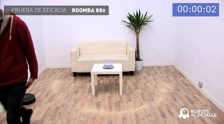 Roomba 880:Prueba de eficacia