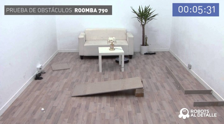 Roomba790: prueba de obstáculos