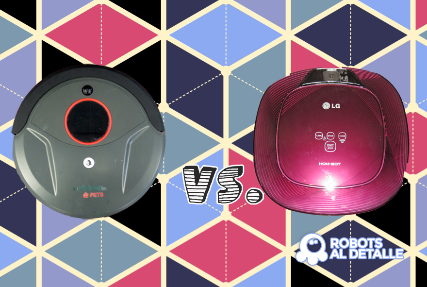 Comparativa Eziclean Bot Pets vs. LG Homot Square VR64701 LVMP
