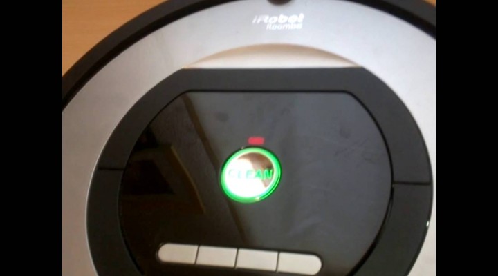 Comprobar sensores de choque robot Roomba