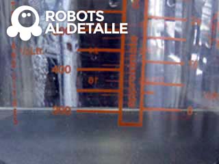 Robot aspirador Hoover Robocom RBC090 medida deposito