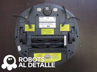 Robot aspirador Hoover Robocom RBC090 parte inferior