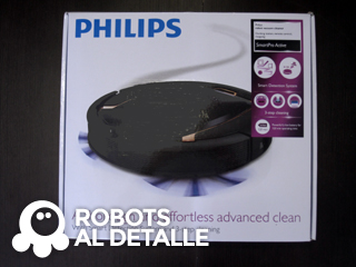 Robot aspirador Philips SmarPro Active caja