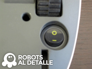 robot aspirador Deebot d35 boton encendido