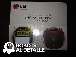 robot aspirador LG Hombot Square VR6470LVMP caja