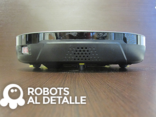 robot aspirador LG Hombot Square VR6470LVMP parte trasera